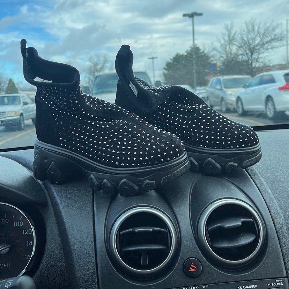 Bedazzled shoes